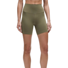 Lululemon Wunder Train Shorts Mit Hohem Bund - Bay Leaf