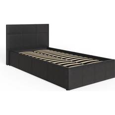 Metal Bed Frames GFW Classic Black 106x201cm