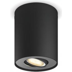 Philips Hue White Ambience Pillar Single Black Spotlight