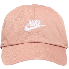 Nike Club Unstructured Futura Wash Cap - Rose Gold/White