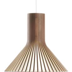 Secto Design Puncto 4203 Walnut Taklampa Valnöt H 40cm Ø 45cm Pendellampa ∅ 45cm