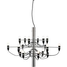Flos Inomhusbelysning Taklampor Flos 2097 18 Sarfatti Ljuskrona Krom Taklampor Stål Krom Pendellampa ∅ 70.5cm