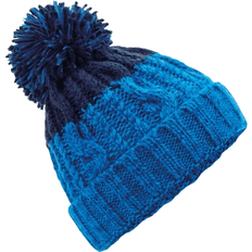 Beechfield Apres Beanie - Azure Blue/Oxford Navy
