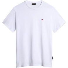 Napapijri Overdele Napapijri Salis Hvid t-shirt med småt logo HVID