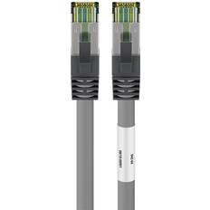Goobay CAT 8.1 S/FTP (PiMF) RJ45 - RJ45 Patch Cord M-M Grey 1m