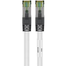 Goobay CAT 8.1 S/FTP (PiMF) RJ45 - RJ45 Patch Cord M-M White 1m