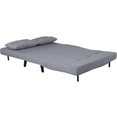 Bäddsoffor - Metall Venture Home Vicky Grå Bäddsoffa 78x120x73 cm Soffa 190cm 2-sits