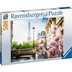 500 stk Klassiske puslespil Ravensburger Spring In Paris 500pcs