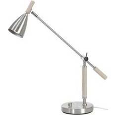 Belid Aluminium Bordslampor Belid Frank 2.0 Aluminum/White Table Lamp 46cm
