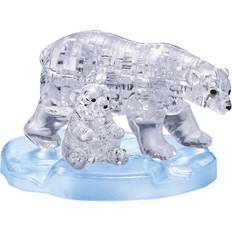 Hcm-Kinzel Crystal Puzzle Polar Bear Pair 40 Pieces