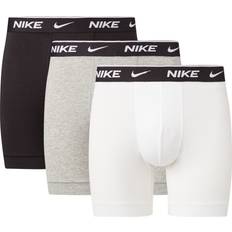 Nike Ventilerende Underbukser Nike 6-pak Everyday Essentials Cotton Stretch Boxer Black/Grey