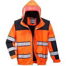 Portwest C466 Classic High Visibility Jacket - Orange/Black