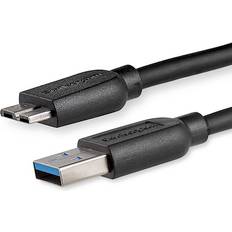 StarTech Slim 3.0 USB A - USB Micro-B M-M 2m