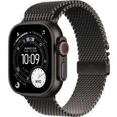 Apple NFC Smartwatches Apple Watch Ultra 3, Black Titanium Case with Milanese Loop
