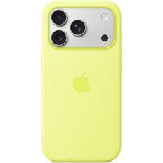 Apple Silicone Case with MagSafe for iPhone 17 Pro Neon Yellow