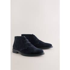 Blåa Chukka boots NEXT Chukka Boots - Marinblå