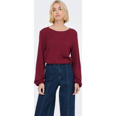 Only Bluse Onlbelle - Mørkerød