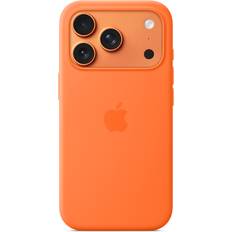 Apple Silicone Case with MagSafe for iPhone 17 Pro Orange