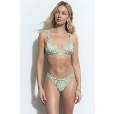 Genbrugsmaterialer Bikinitrusser Gina Tricot Bikinitrusser Gathered Bikini Tanga - Grøn