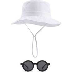 Florals Bucket Hats Children's Clothing Shein Ditsy Floral Button Baby Bucket Hat - Flower Children
