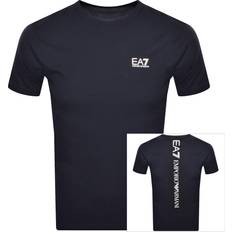 EA7 T-shirts EA7 Emporio Armani T-shirt - Marinblå/Vit