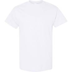 Gildan Herre T-shirts Gildan Mens Heavy Cotton Short Sleeve T-Shirt 5-pack - White