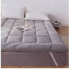Grey Mattress Covers Living and Home Comfortable Quilted Topper Double Mattress Cover Grey
