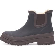 Uld Gummistøvler Woden Warm Vandtæt Slip-On Gummistøvle - Choko/Mørkebrun