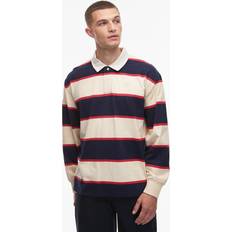 Stripes - Unisex Polo Shirts Timberland Contrast Stripe Rugby Polo Shirt - Green Navy