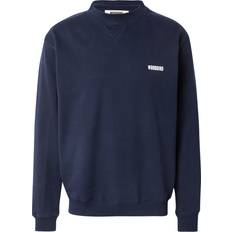 Woodbird Sweatere Woodbird Sweatshirt Cane - Navy/Hvid