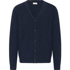 Herre - V-udskæring Trøjer Blend Cardigan Bhbranko - Natblå