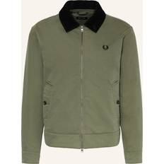 Fred Perry Bomberjackor Fred Perry Cotton Blend Caban Jacket Laurel Wreath Green