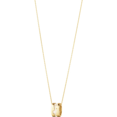 Georg Jensen Charms & Pendants Georg Jensen Fusion 18ct HyCeram Pendant - Yellow Gold White