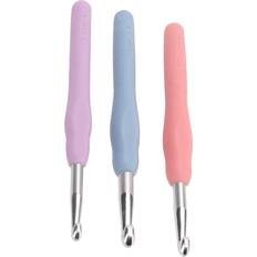 3PCS Multi Colored Ergonomic Crochet Hook Set