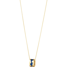 Georg Jensen Necklaces Georg Jensen Fusion 18ct Yellow Gold Blue Necklace