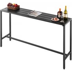 Udendørs Barbord 160 x 37.5 cm Metalramme