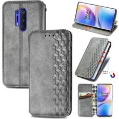 OnePlus 13R Wallet Cases GANGXUN OnePlus 8 Pro Leather Case Flip Cover