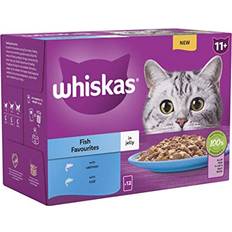 Whiskas Wet Food Pets Whiskas 11+ Fish Selection Senior Cat Food 1x12 x 85 g