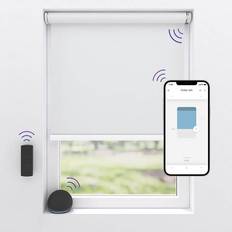 Mörkläggande rullgardin 190cm MotionBlinds Trådlös Elektrisk Mörkläggningsrullgardin 150x190cm