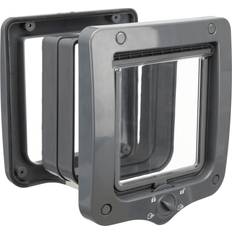 Pets Trixie 4-Way Cat Flap Dark Gray 20x22 cm
