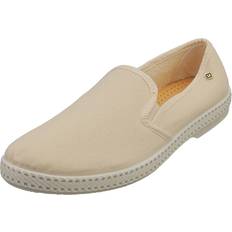 Beige - Leather Low Shoes Rivieras Classic Mens Espadrille Shoes - Beige