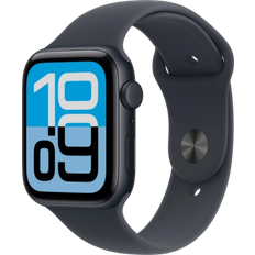 Apple Svart Wearables Apple Watch SE 3, Aluminium, 44mm, GPS + Cellular, Sport Band Midnight