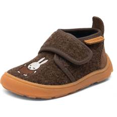 Barefoot bisgaard Miffy Barefoot Basic Hjemmesko Uld - Dark Brown