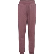 Pink Bukser Hummel Sweatpants HmlClean Rose Taupe år 110 Sweatpants