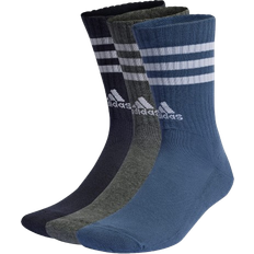 adidas 3-Stripes Cushioned Crew Socks 3-pack - Legend Ink/Preloved Ink/Dark Grey Heather