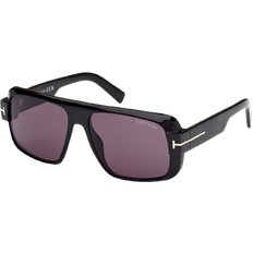 Tom Ford Aviator - Men Sunglasses Tom Ford Turner FT1101 01A - Glossy Black