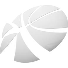 Acrylic Self-adhesive Decorations Totority Wall Sticker Acrylic Silver 1set 11.8x11.8in Window Film