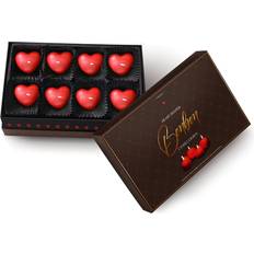 Brun Stearinlys MikaMax Heart-Shaped Bonbon Candle Light Stearinlys