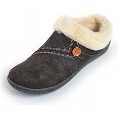 Clarks Slippers Clarks Rebecca Winter Slippers - Grey Suede