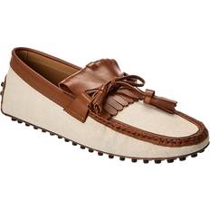 Canvas Leather Loafer